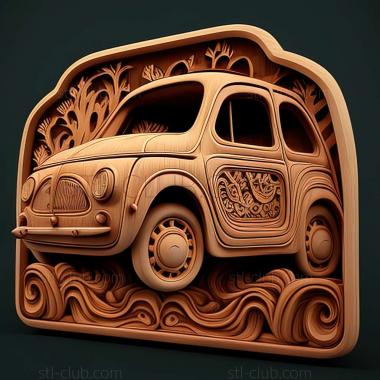 3D модель Fiat 524 (STL)